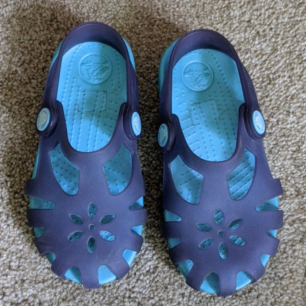 Crocs - purple and blue Sandel